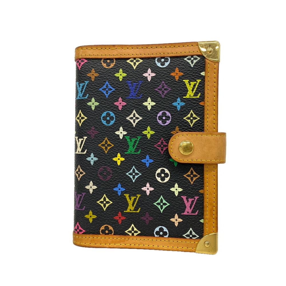 Louis Vuitton Monogram Multicolor Agenda PM Notebook Cover R20895 Noir (Women's)